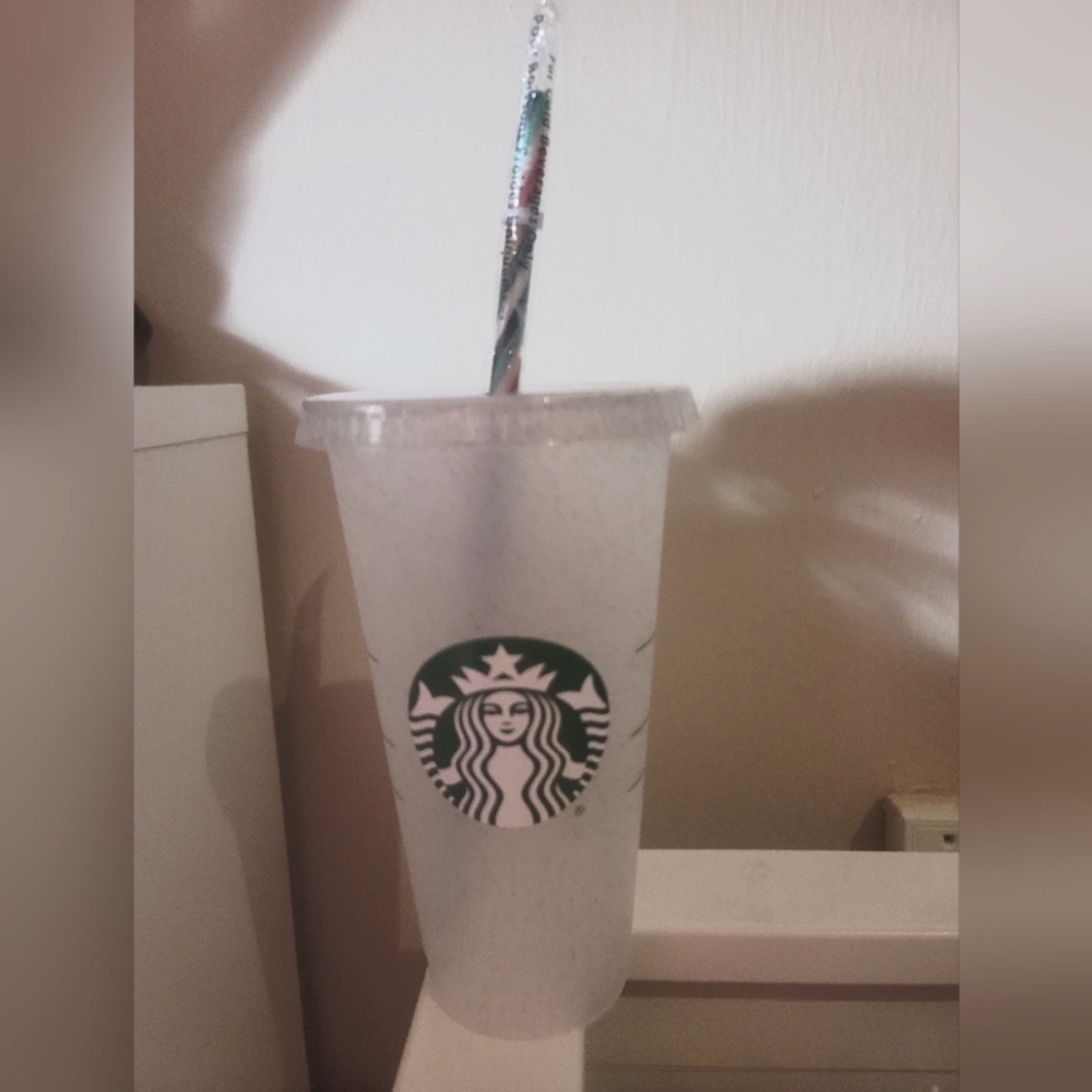 NEW Starbucks 2022 Holiday Red & Green Glitter Infused